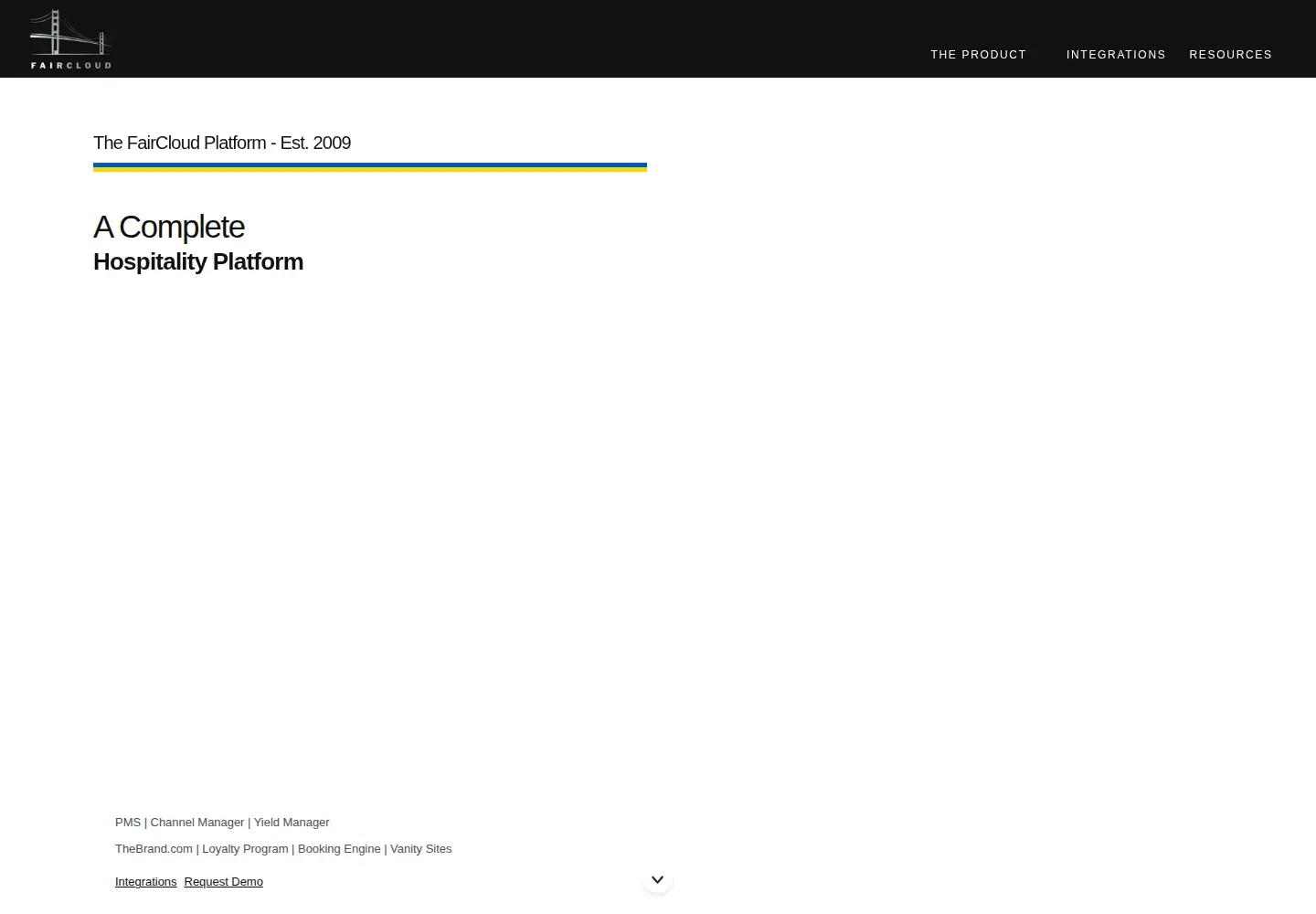 Screenshot of faircloudpms.com