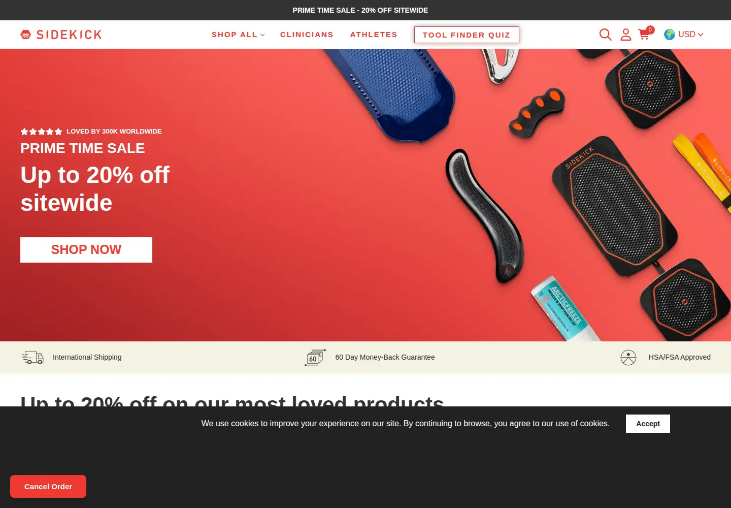 Screenshot of sidekicktool.com
