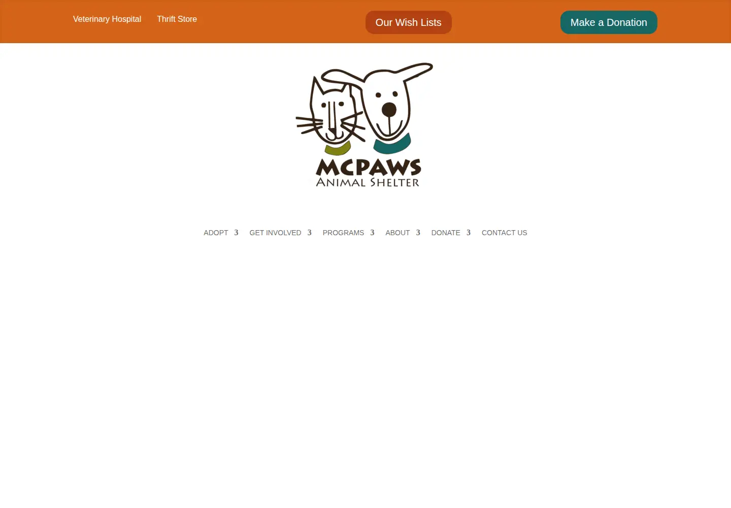 Screenshot of mcpaws.org