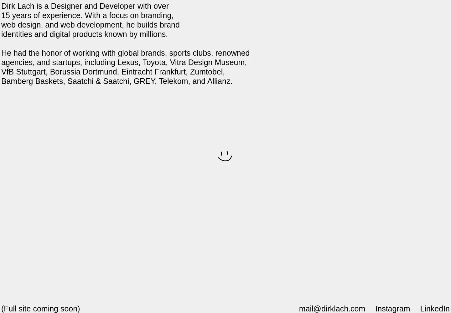 Screenshot of dirklach.com