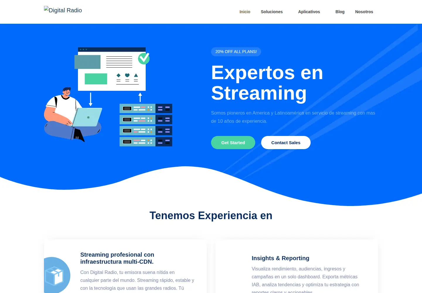 Screenshot of digitalradio.mx