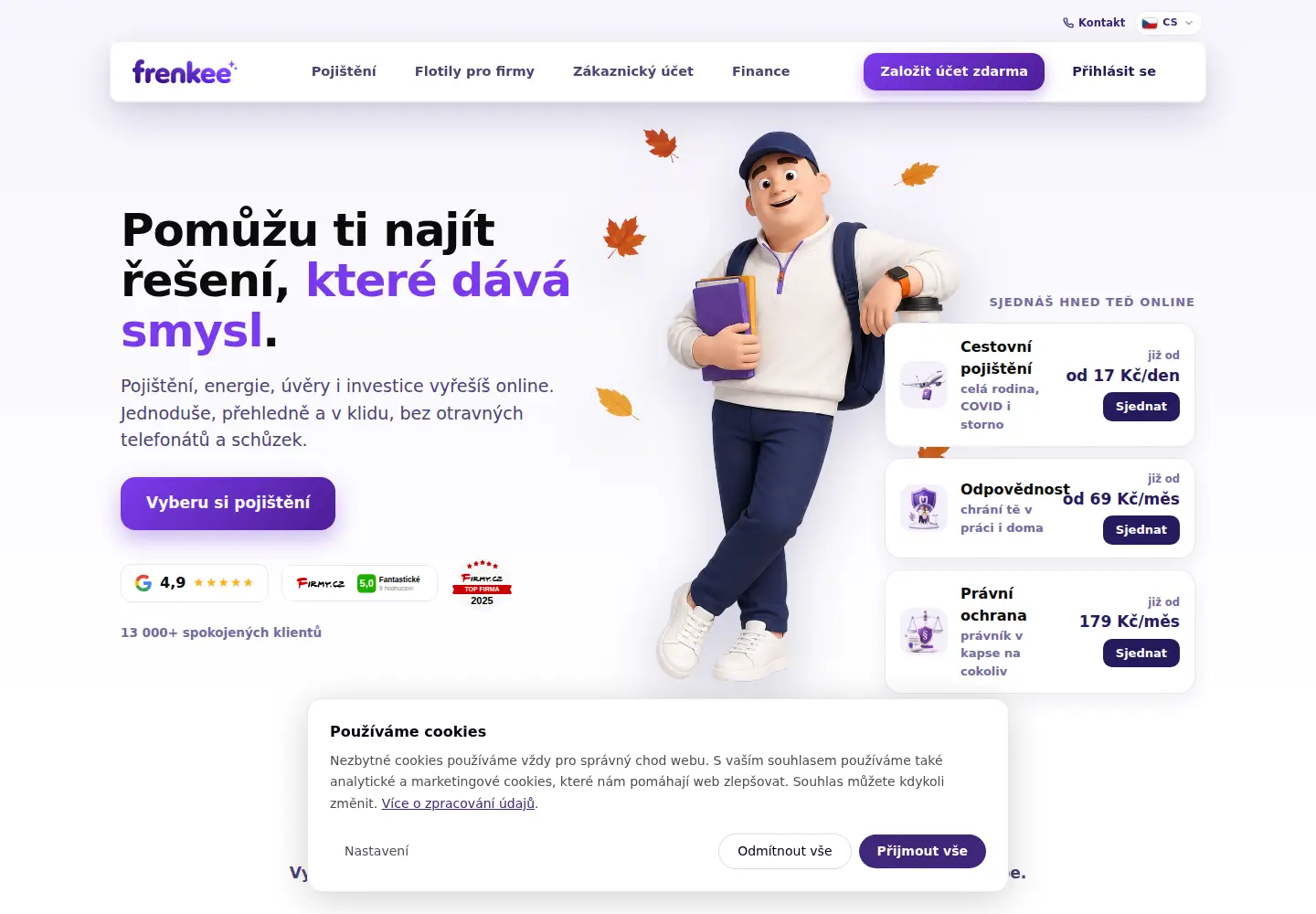 Screenshot of frenkee.cz