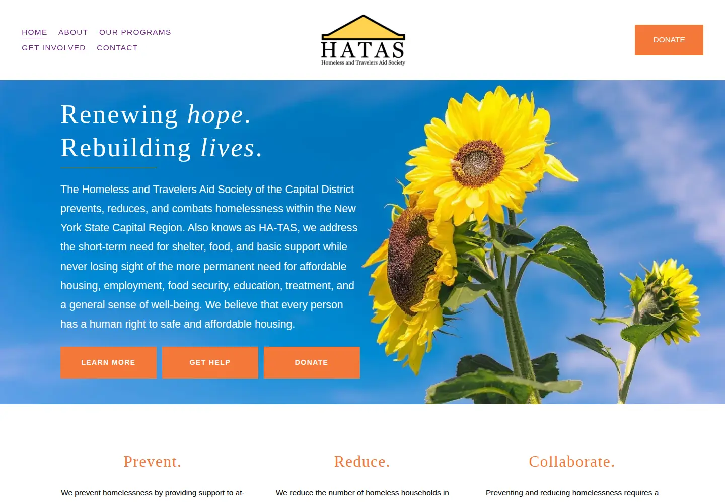 Screenshot of hatas.org
