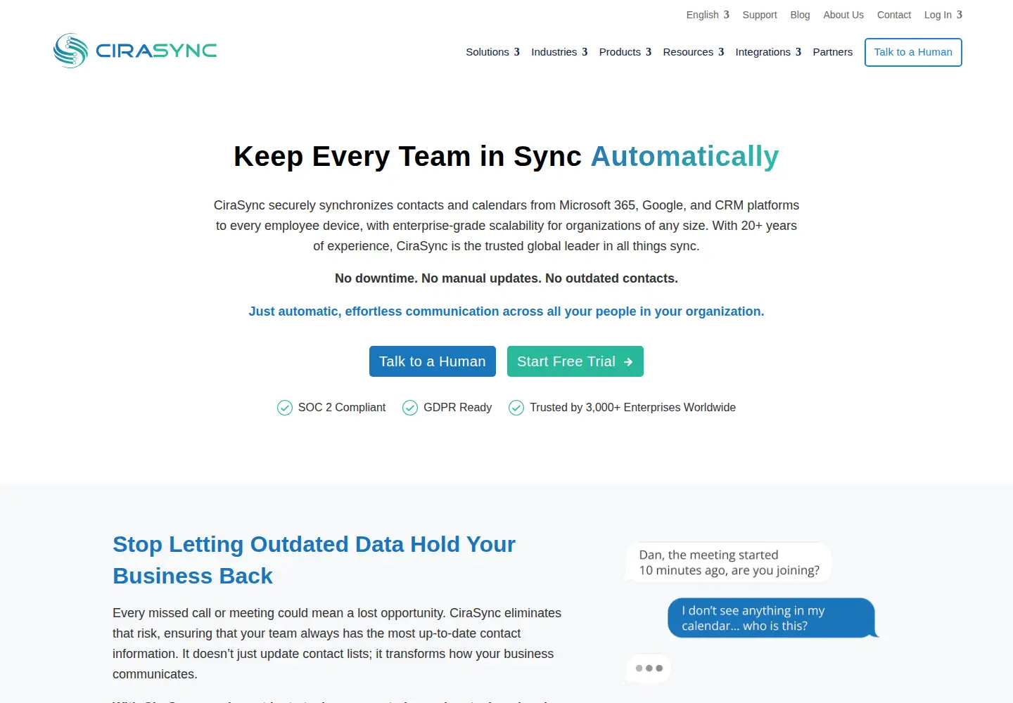Captured homepage of cirasync.com in the current scan