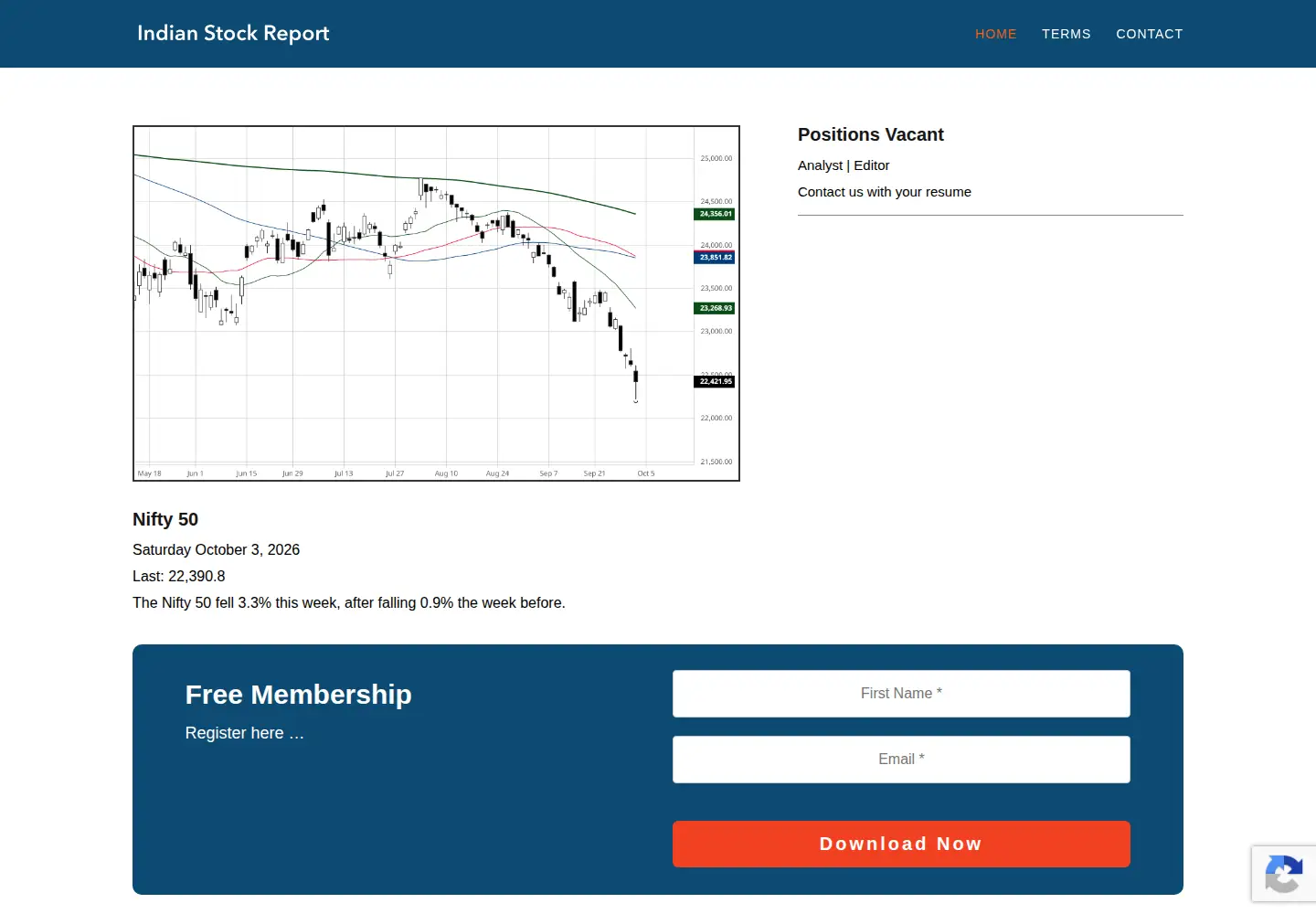 Screenshot of isr.com