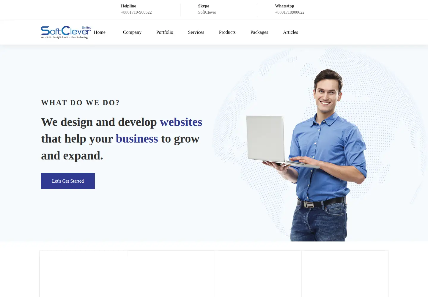Screenshot of softclever.com