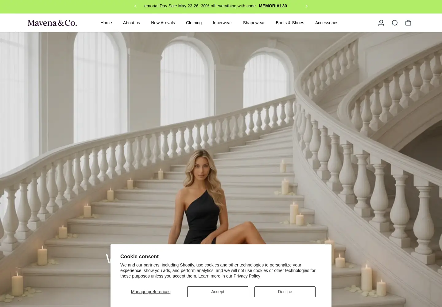 Screenshot of mavenaco.com