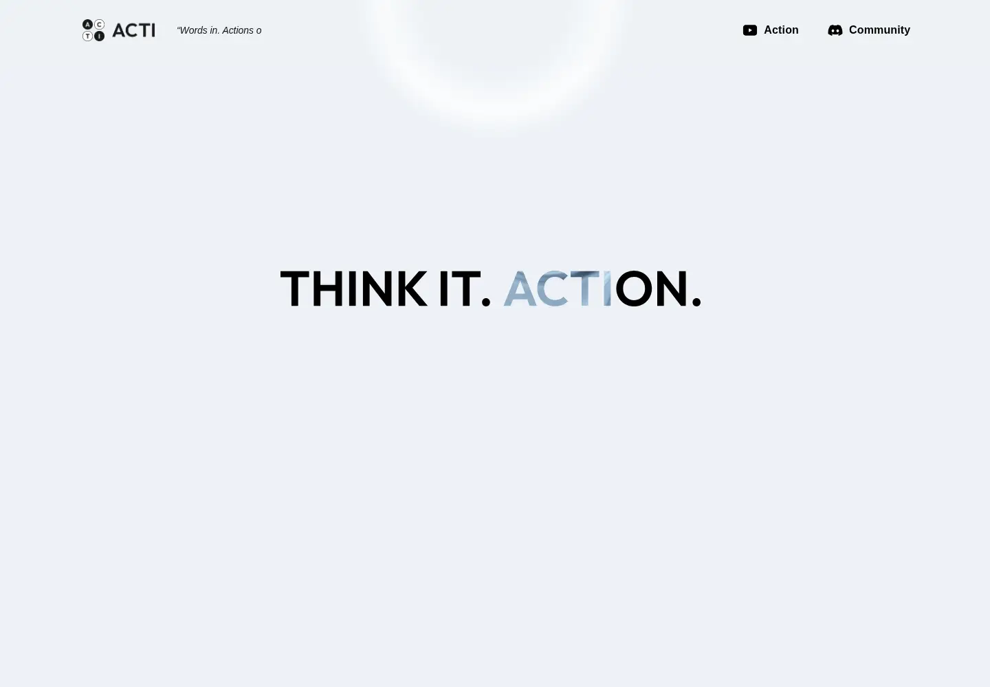 Screenshot of openacti.com