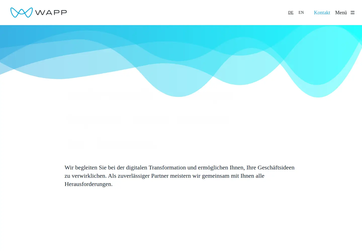 Screenshot of wapp.gmbh