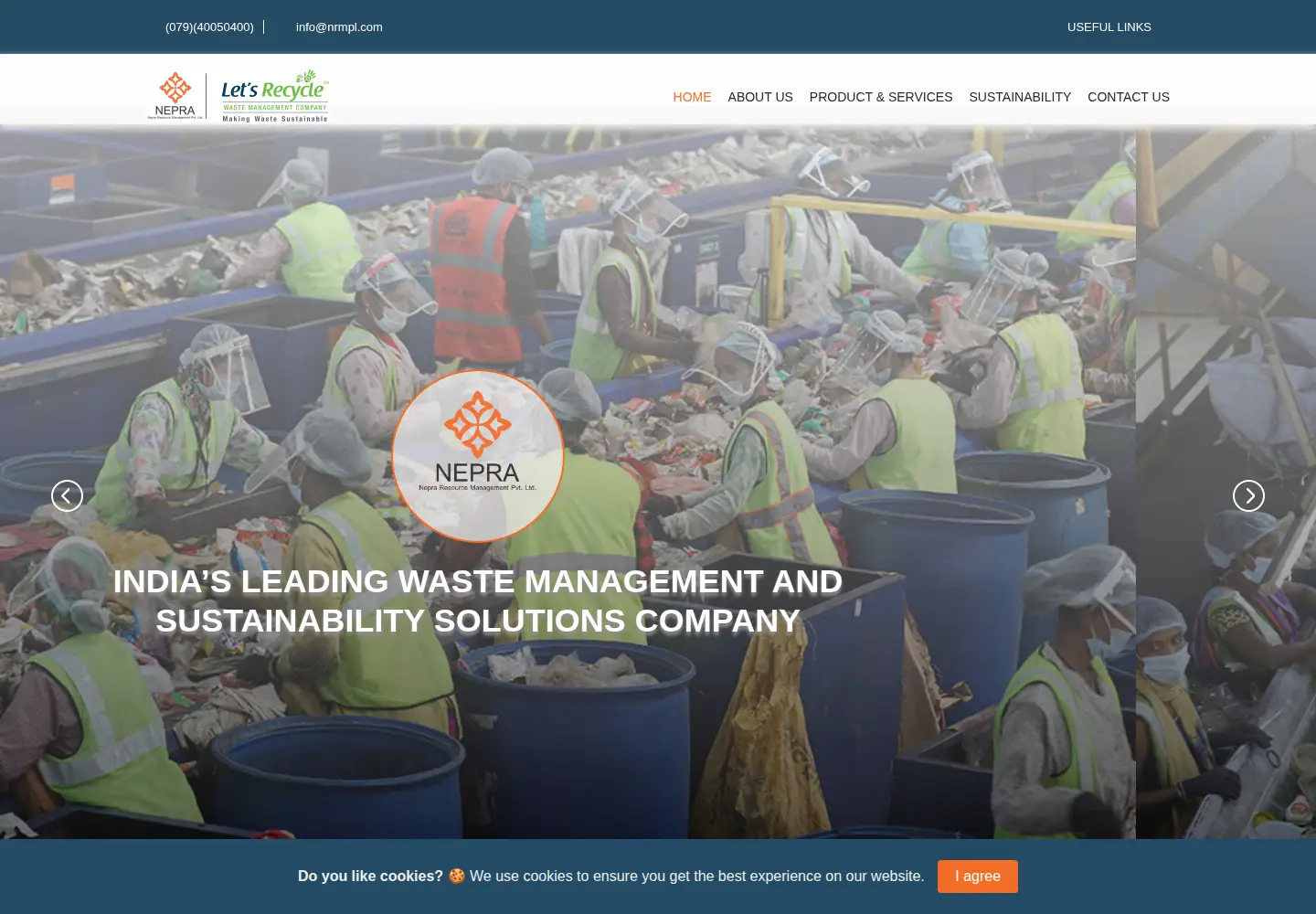 Screenshot of letsrecycle.in