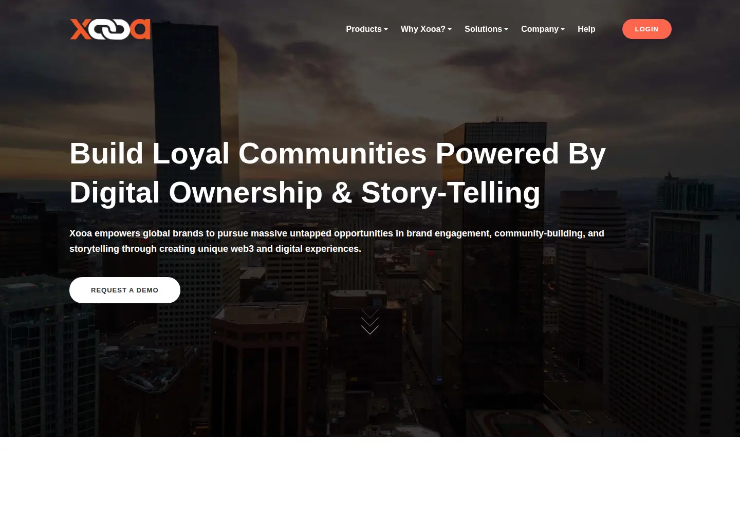 Screenshot of xooa.com