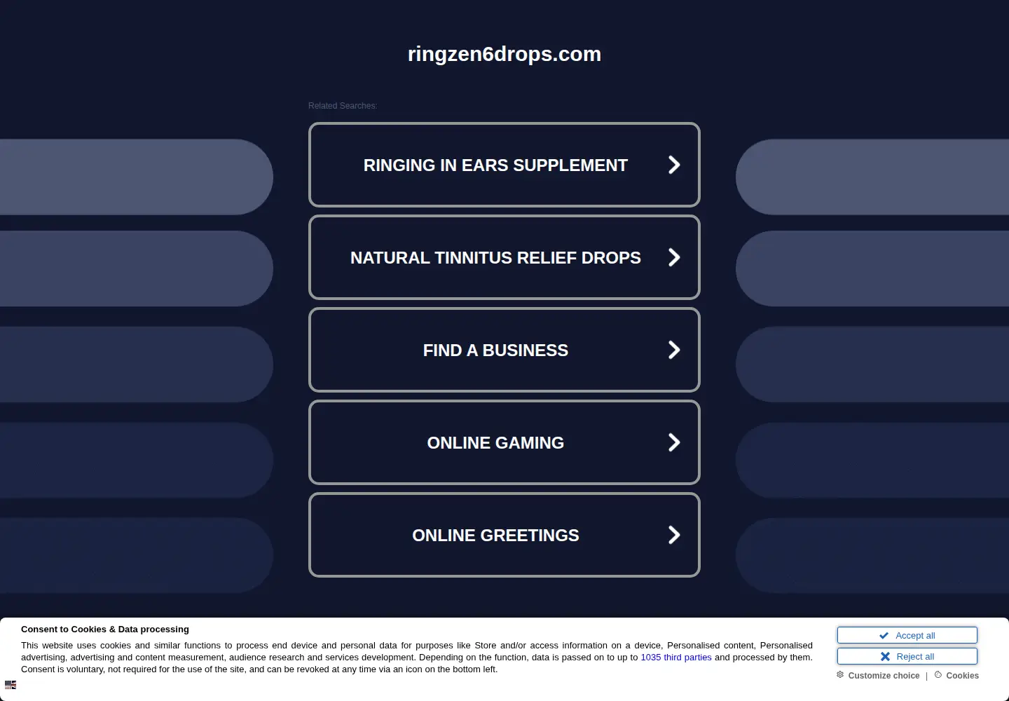 Screenshot of ringzen6drops.com