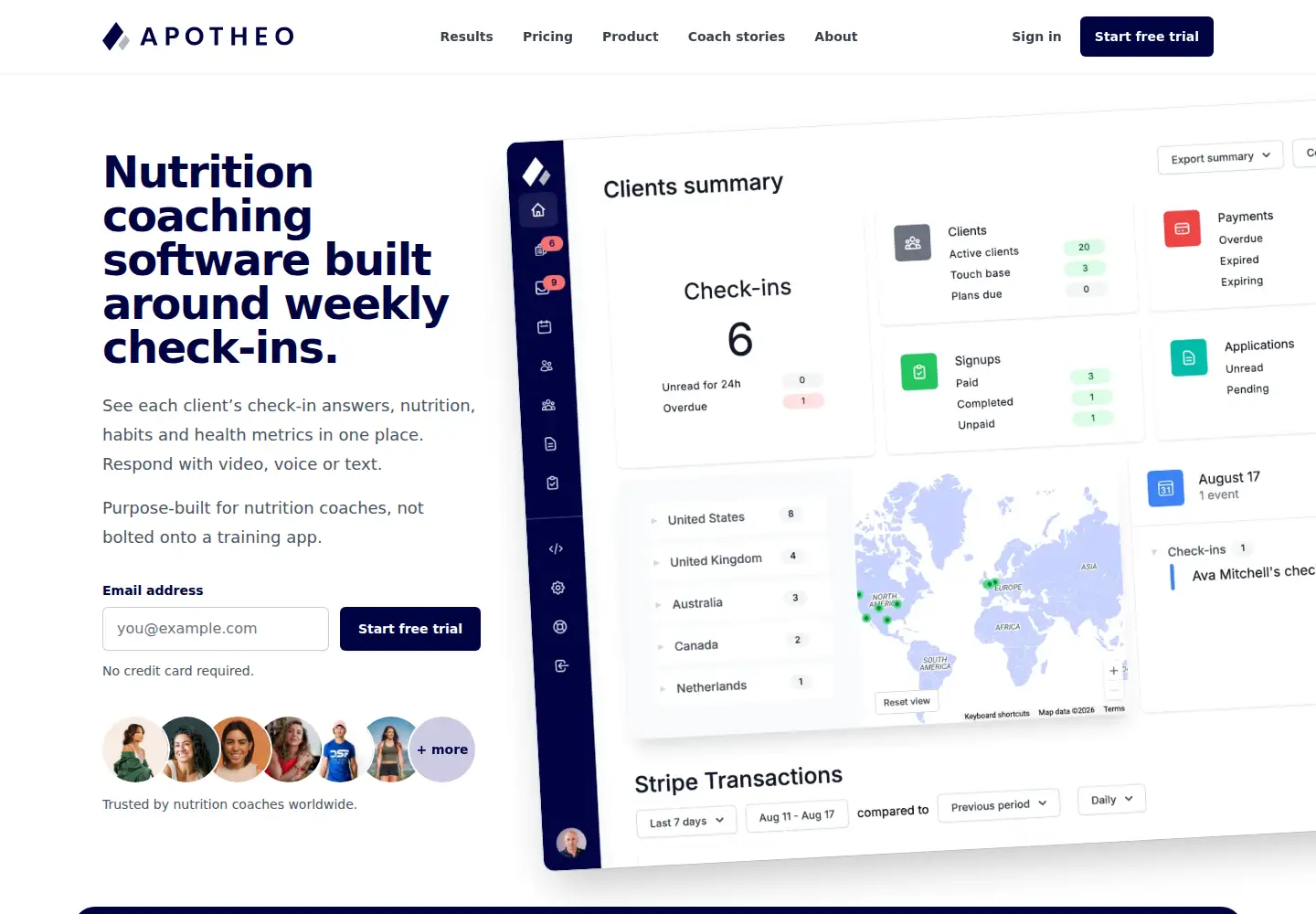 Screenshot of apotheo.com