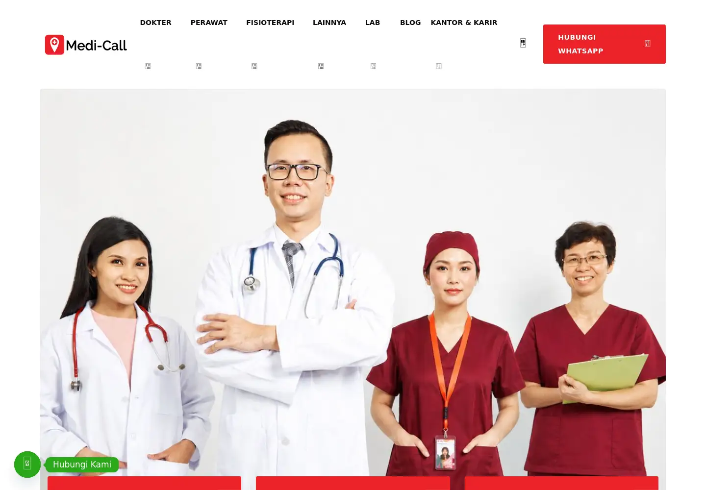 Screenshot of medi-call.id