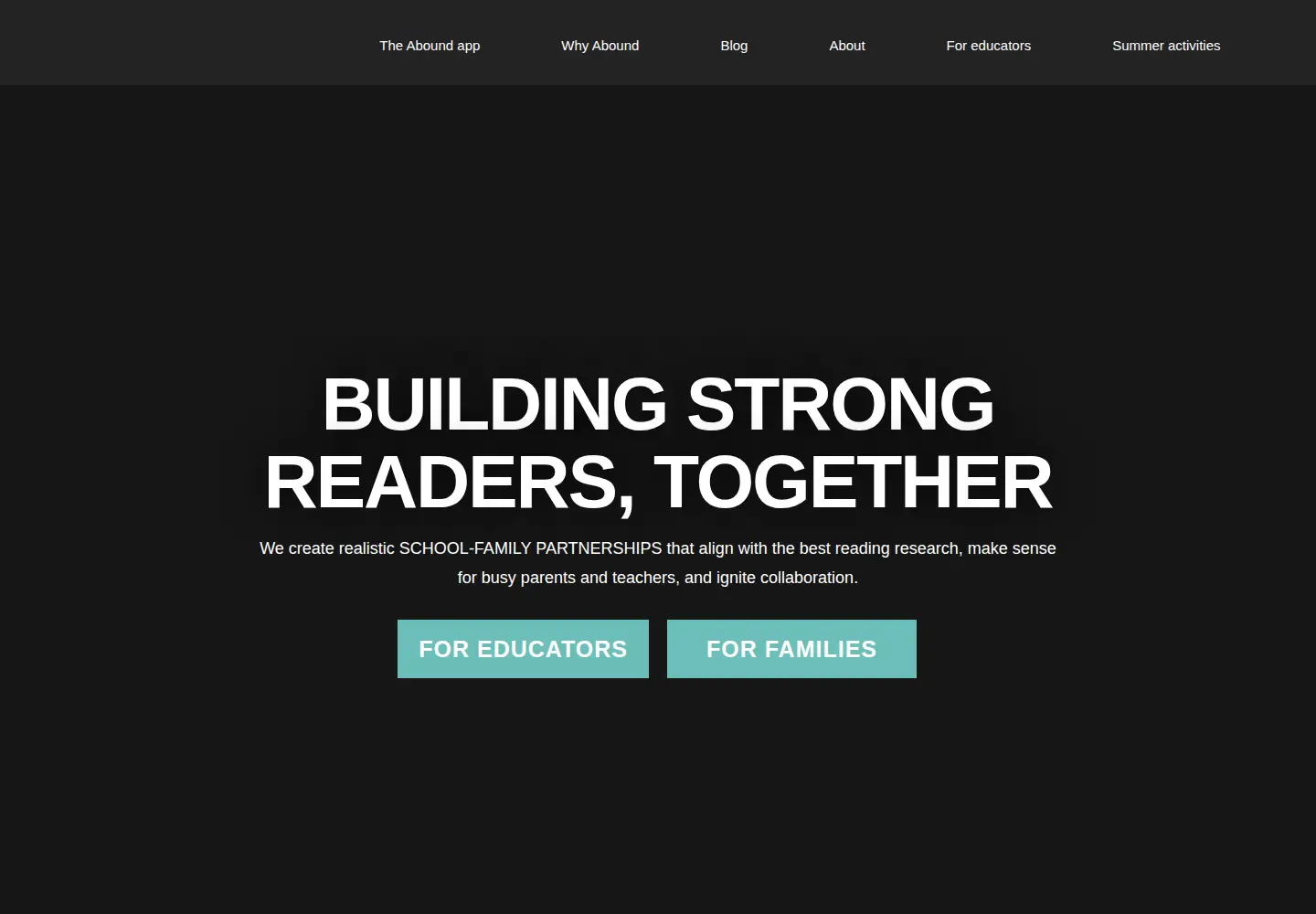 Screenshot of aboundparenting.com