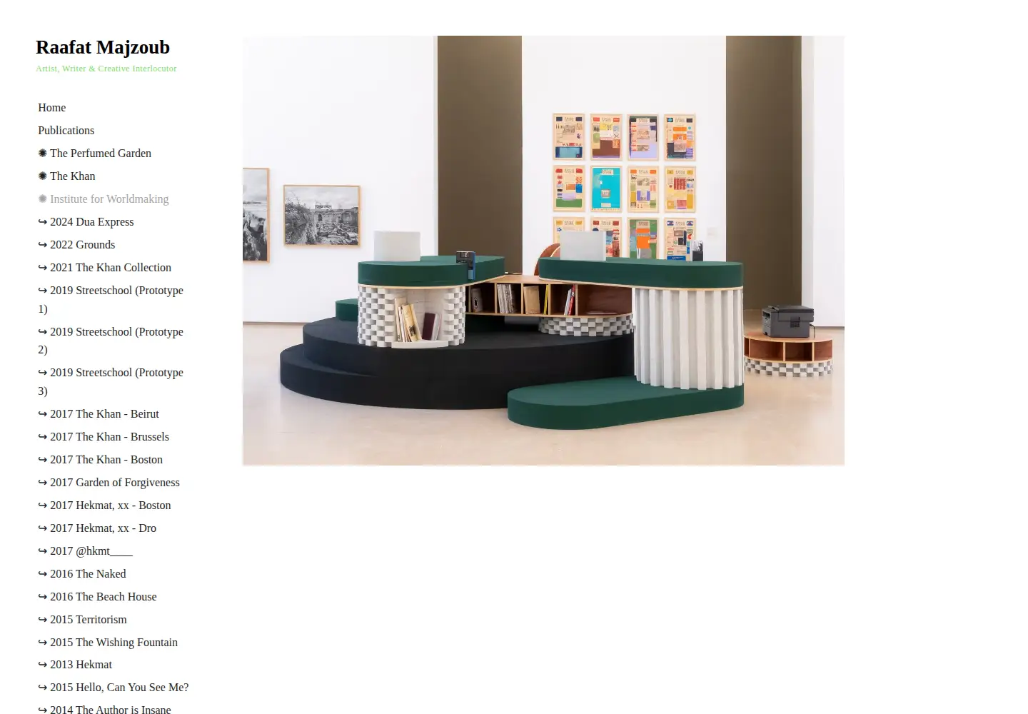 Screenshot of raafatmajzoub.com