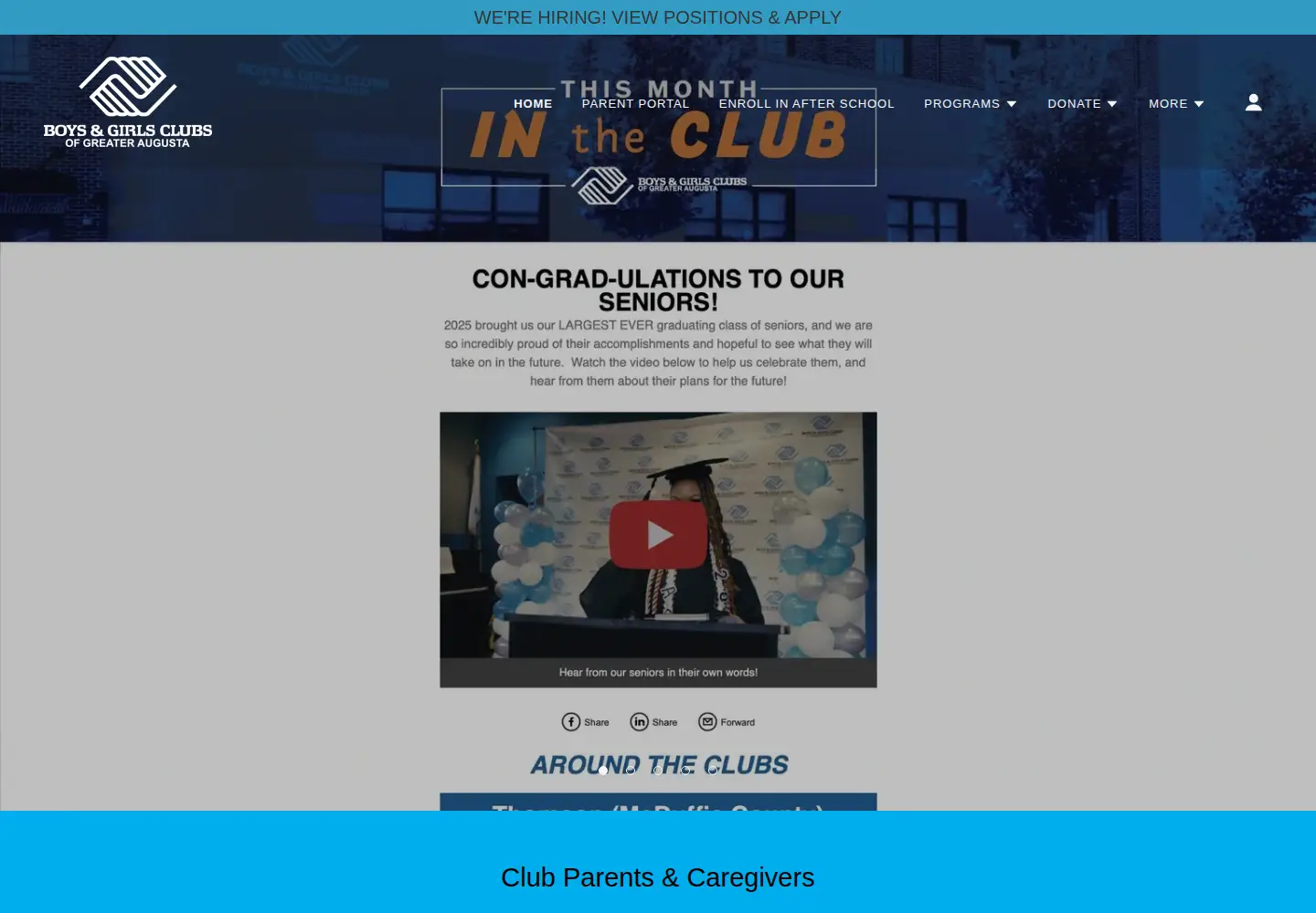 Screenshot of bgccsra.org
