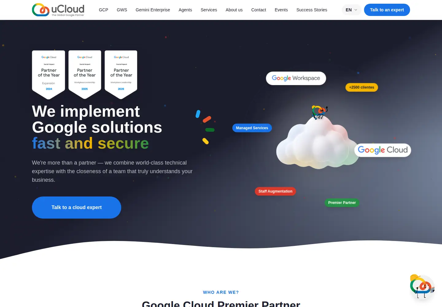 Captured homepage of ucloudglobal.com in the current scan
