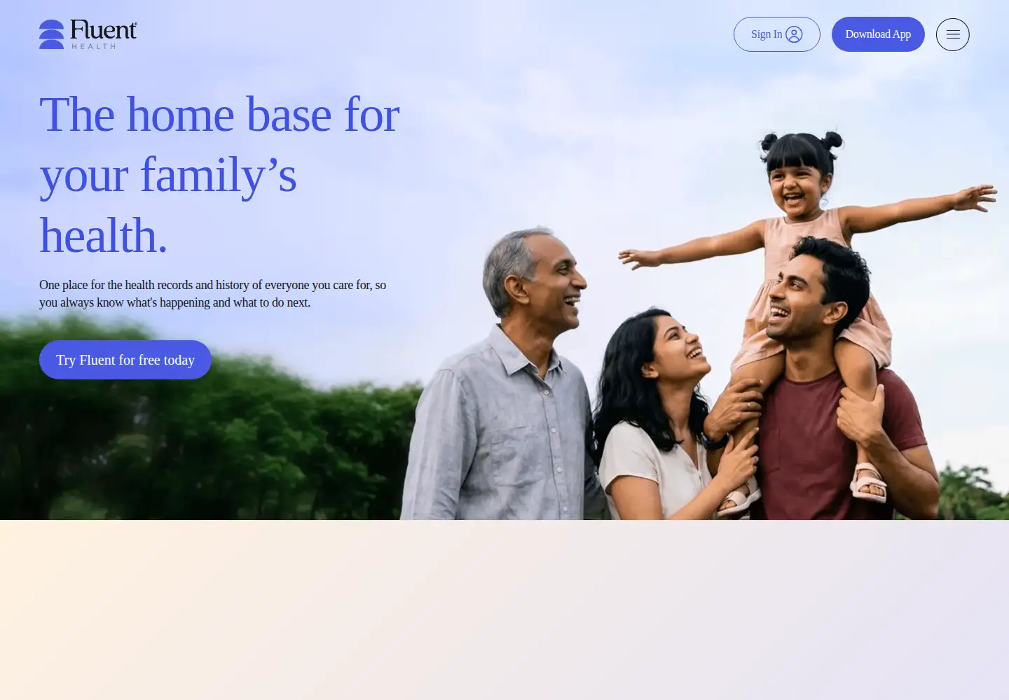 Screenshot of fluentinhealth.com
