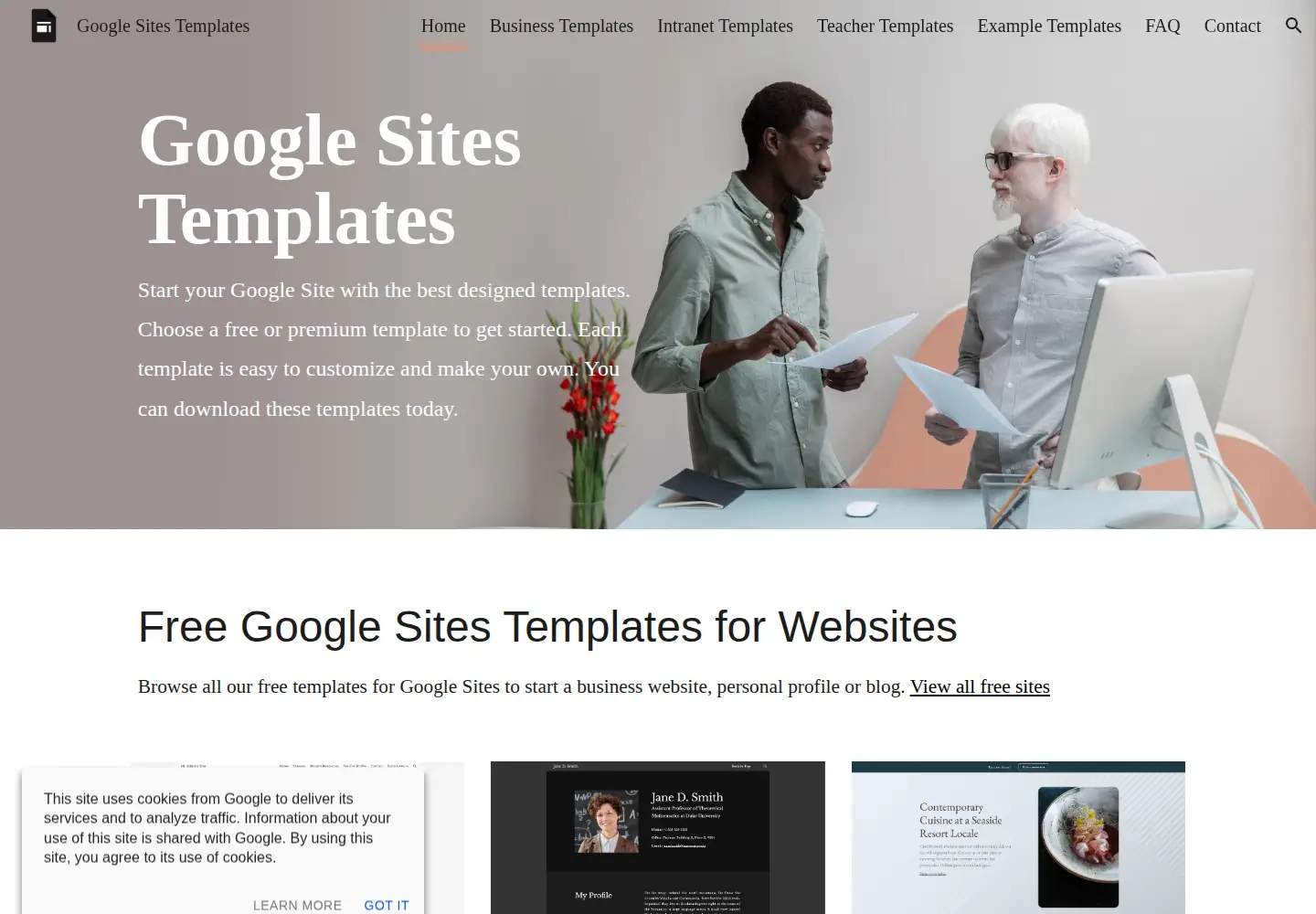 Screenshot of sitestemplate.net