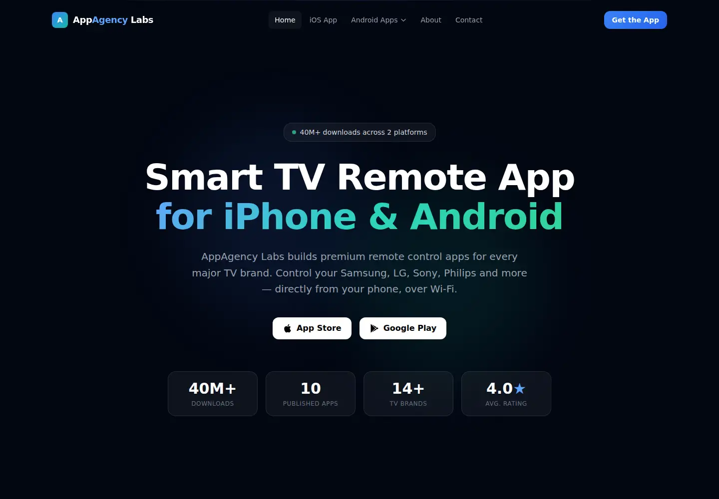 Screenshot of remoteappstv.com
