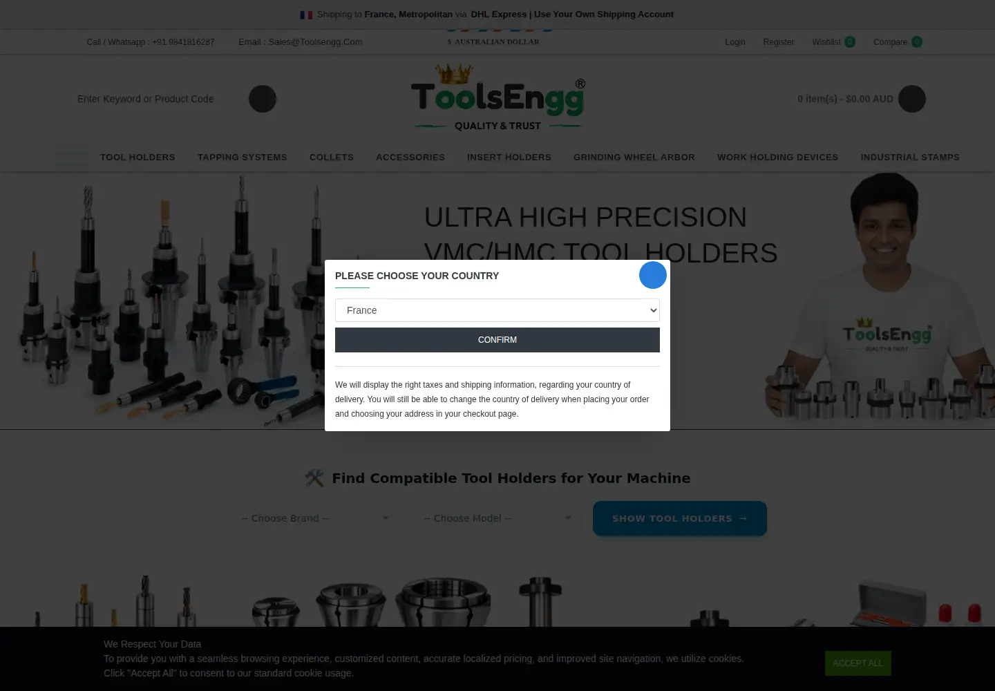 Screenshot of toolsengg.com