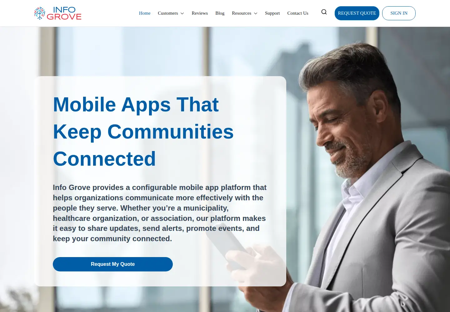 Screenshot of info-grove.com