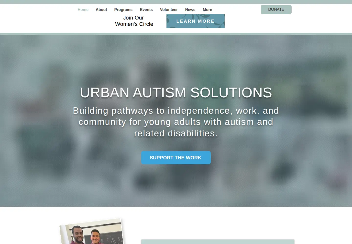 Screenshot of urbanautismsolutions.com