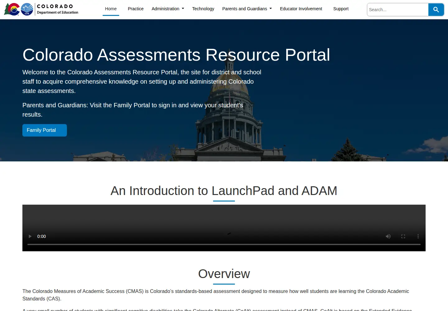 Screenshot of coassessments.com