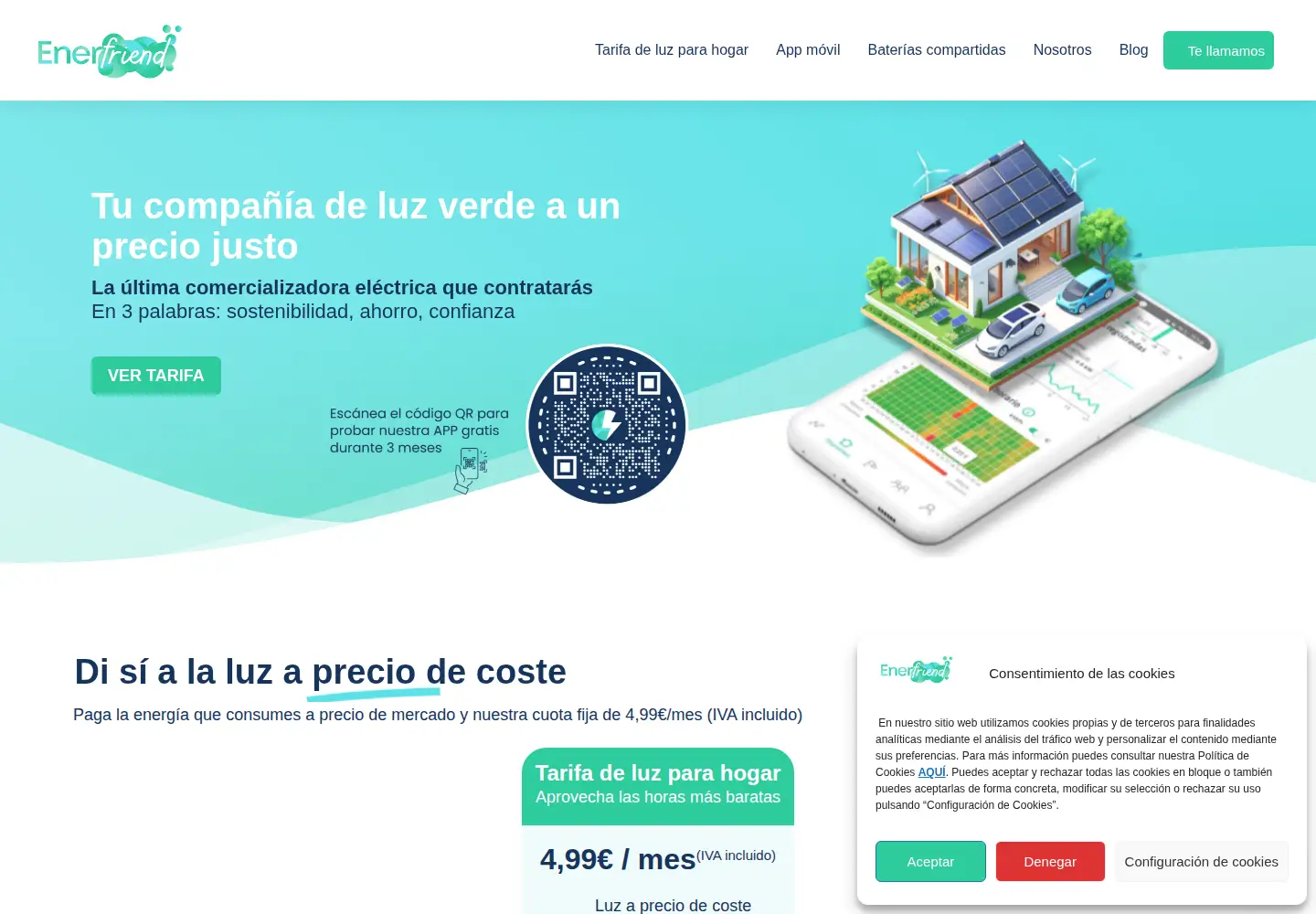Screenshot of enerfriend.com