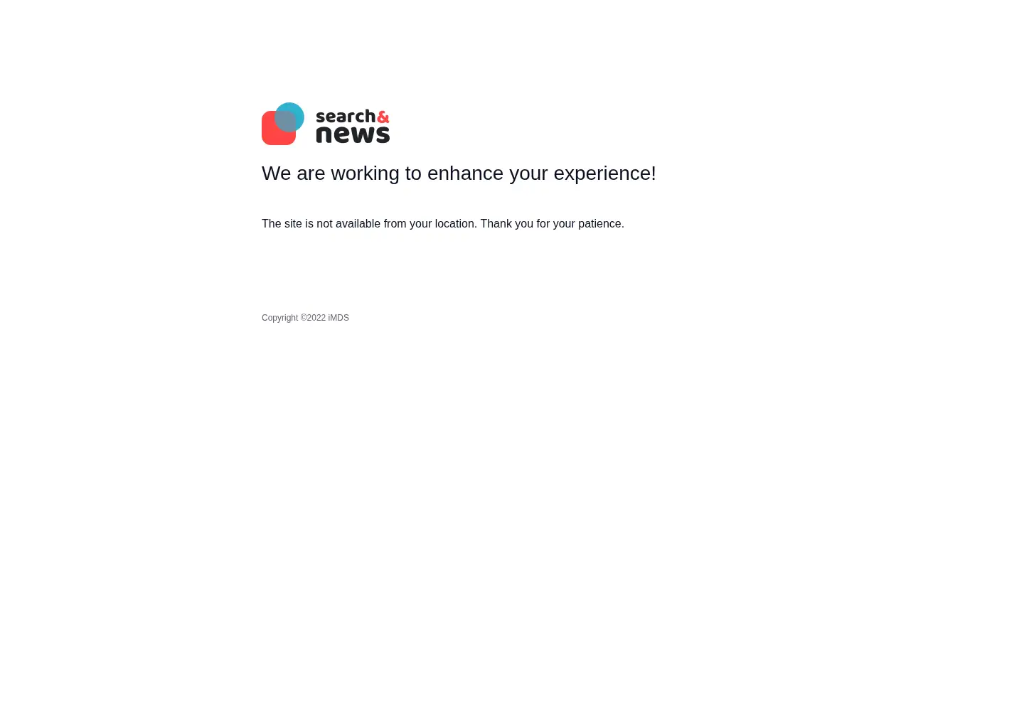 Screenshot of searchandnews.com
