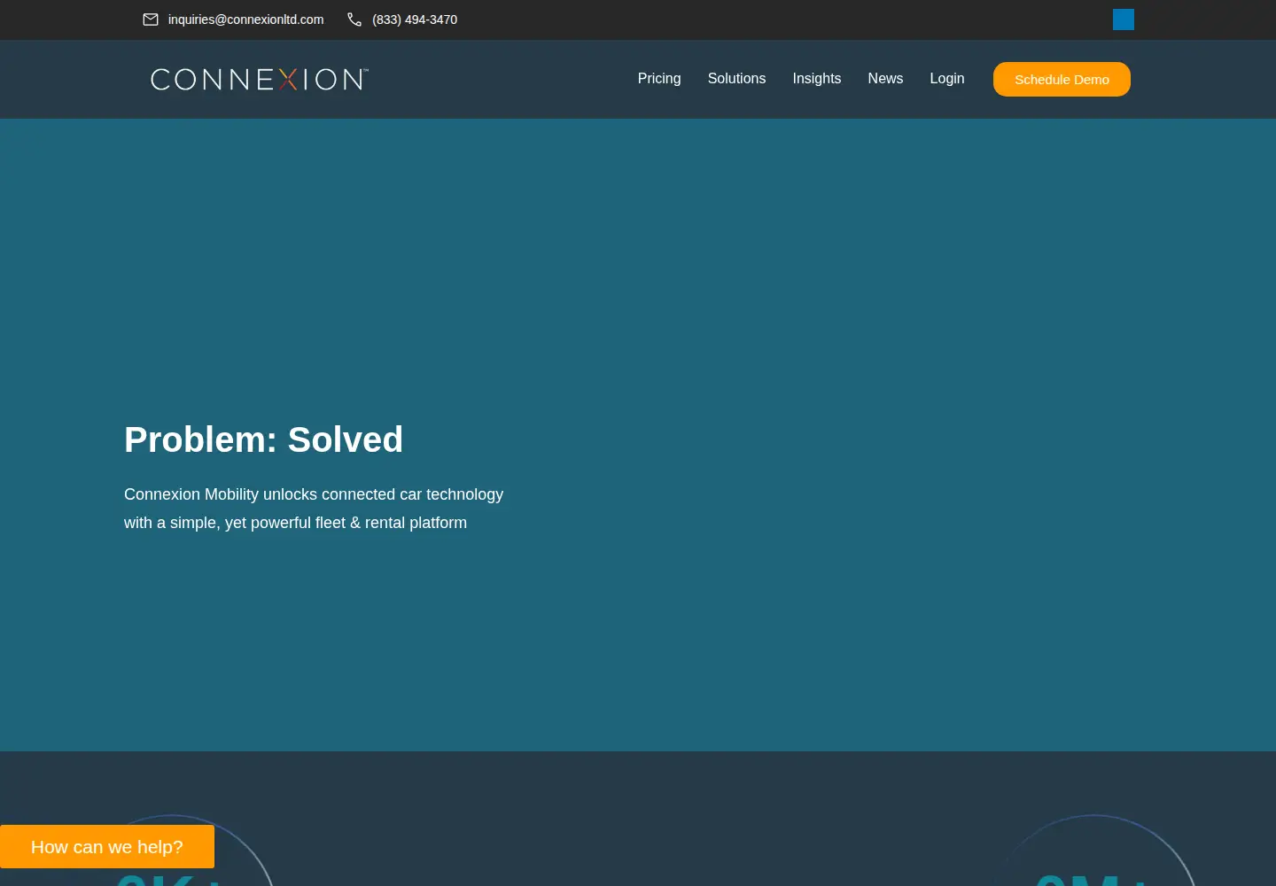 Screenshot of connexionmobility.com
