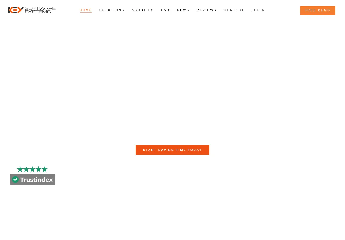 Captured homepage of keysoftwaresystems.com in the current scan