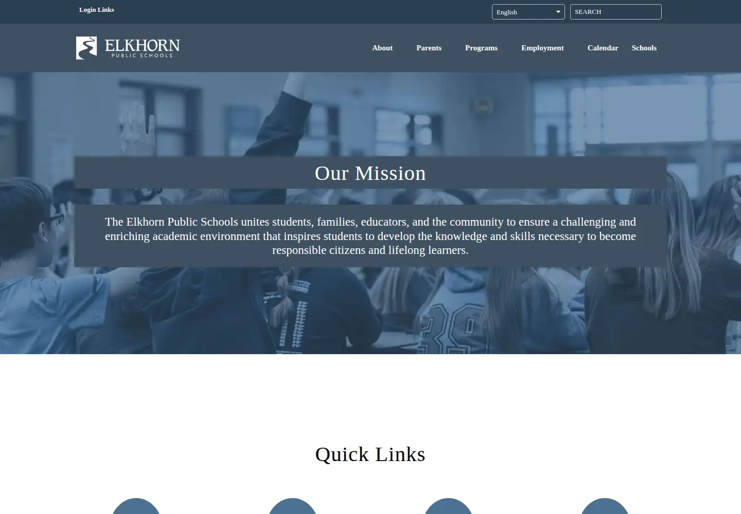 Screenshot of elkhornweb.org