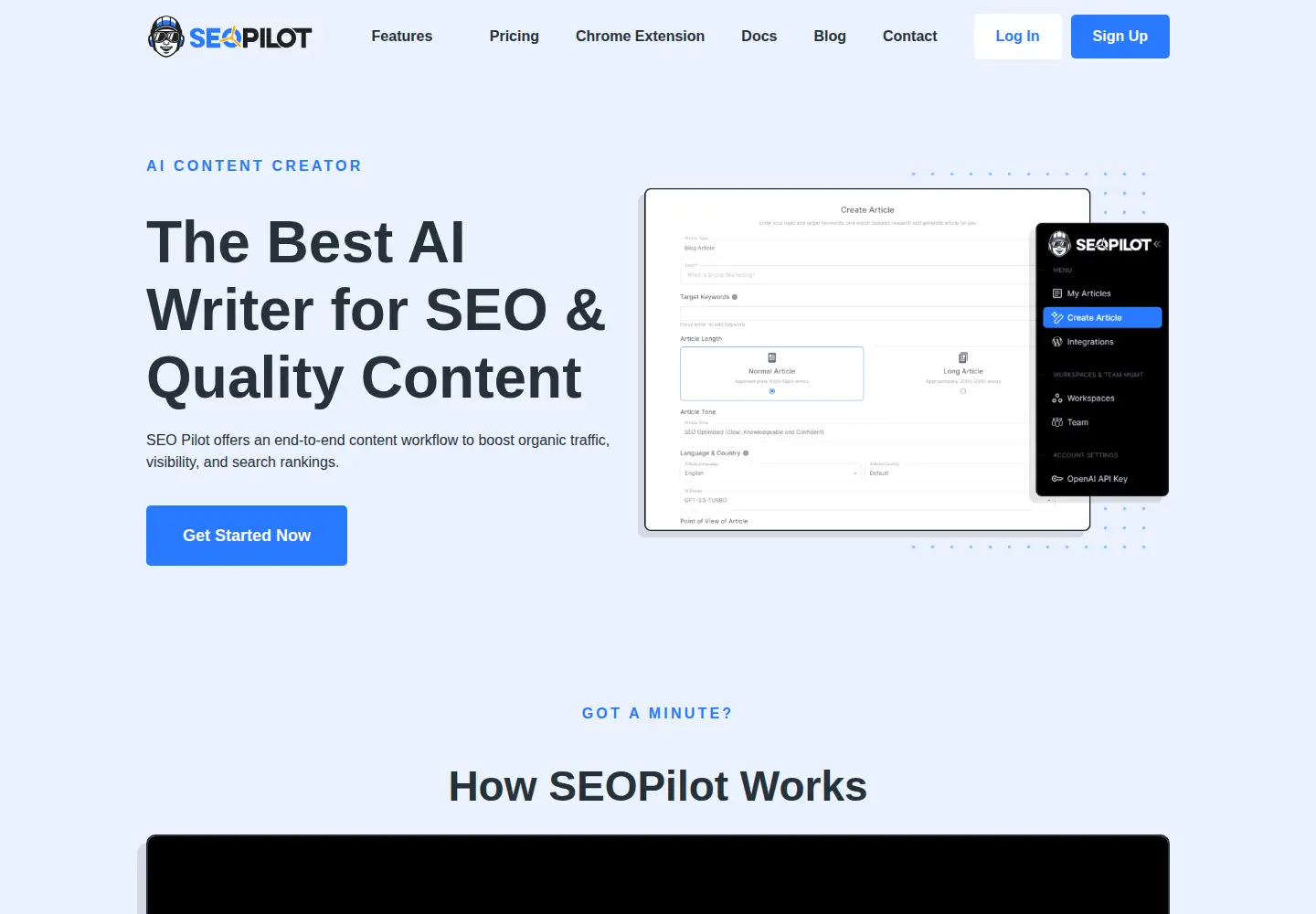 Screenshot of seopilot.io