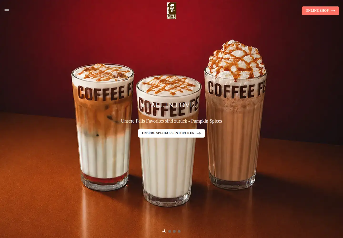 Screenshot of coffee-fellows.com