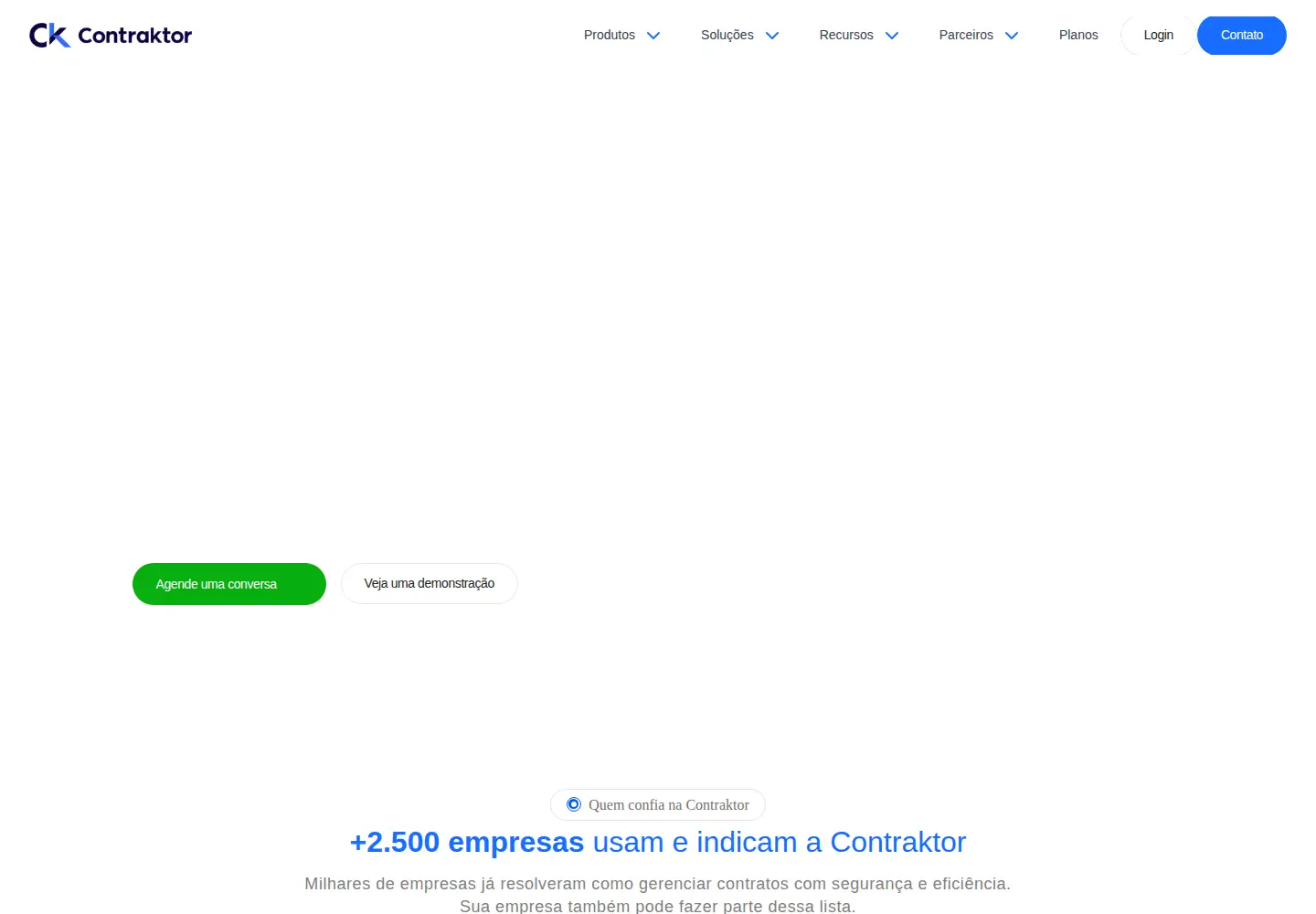 Screenshot of contraktor.com.br