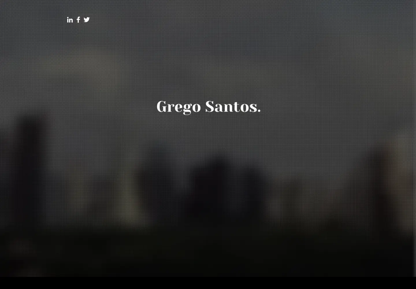 Screenshot of gregosantos.com.br