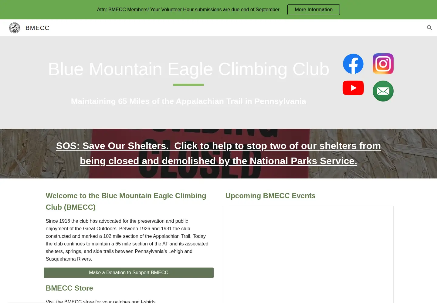 Screenshot of bmecc.org