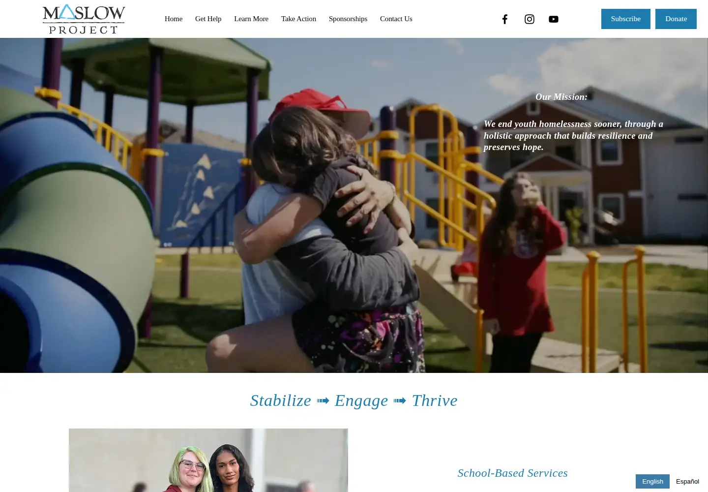 Screenshot of maslowproject.com
