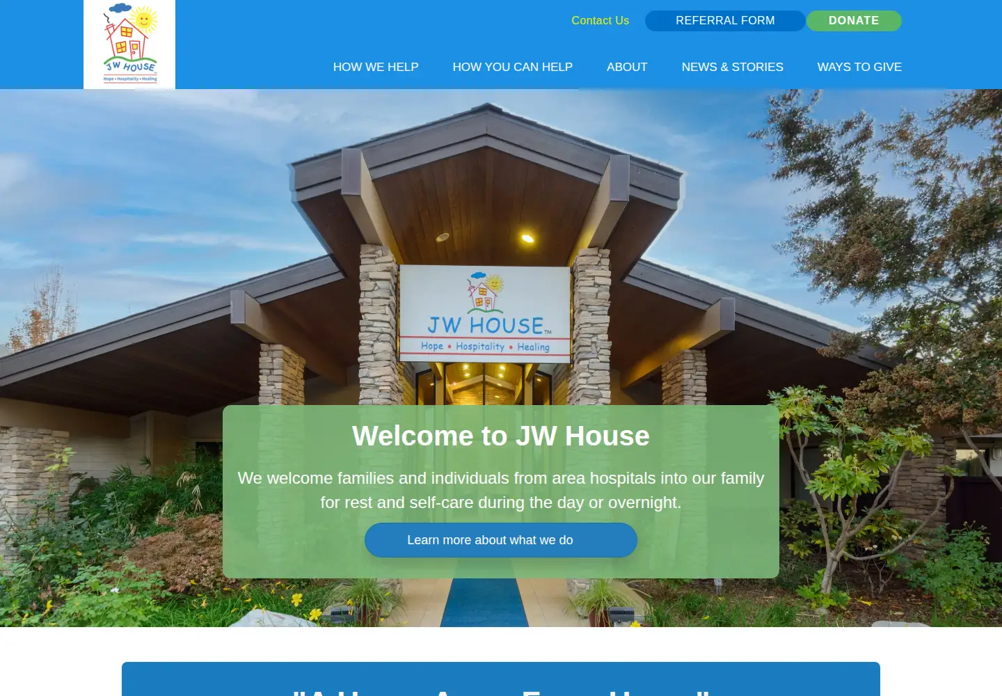 Screenshot of jwhouse.org