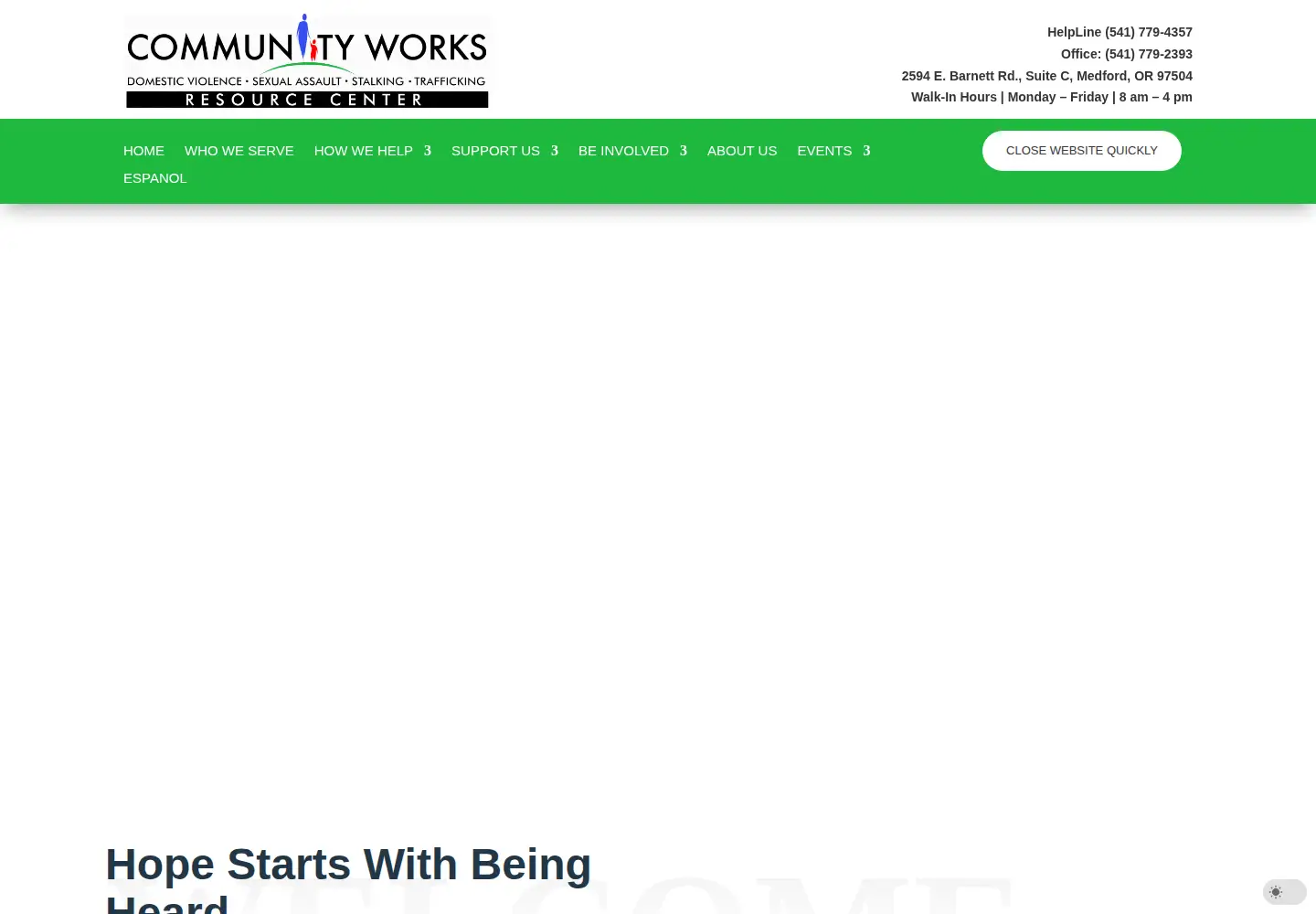 Screenshot of community-works.org
