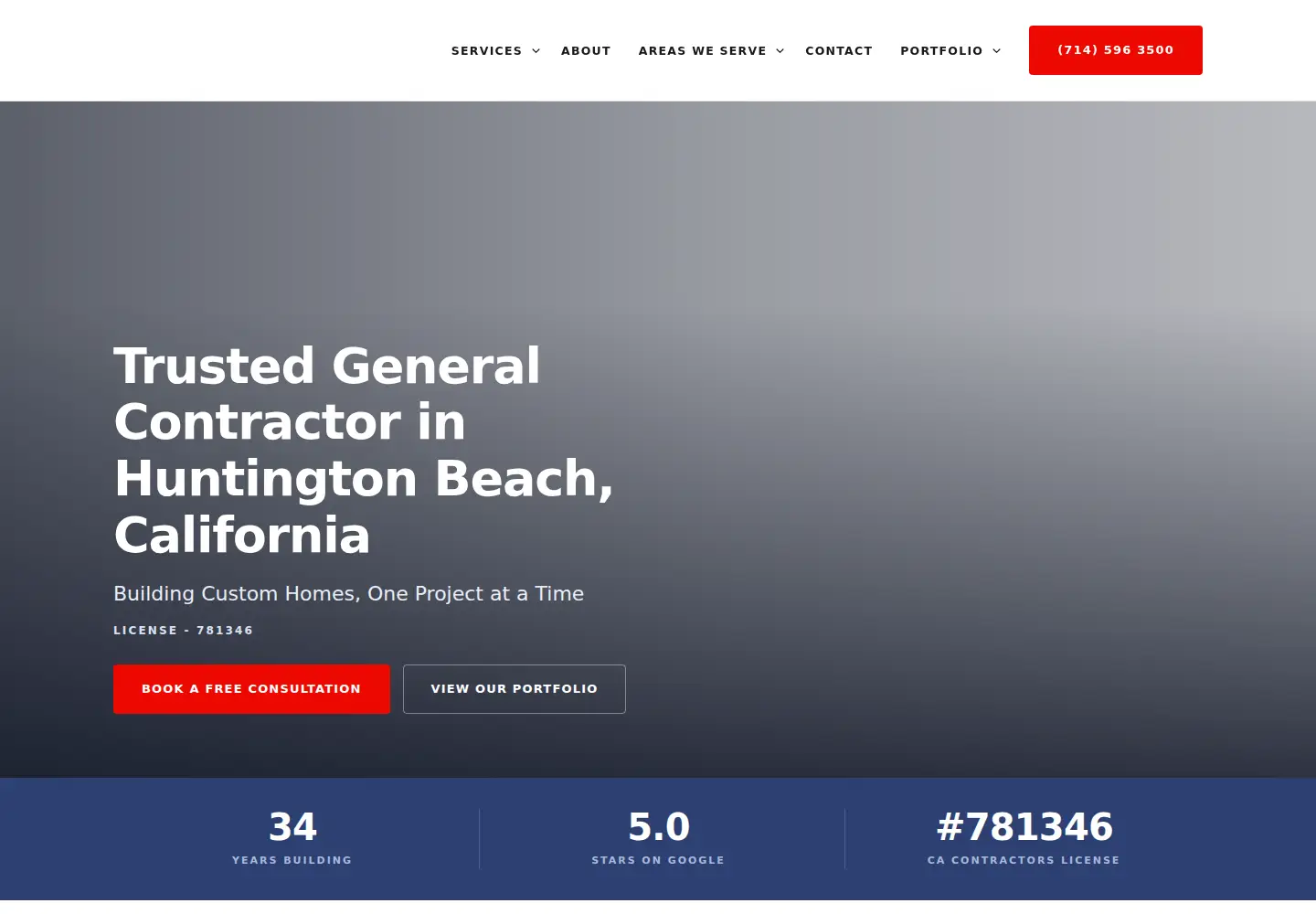 Screenshot of rjmurphyconstruction.com