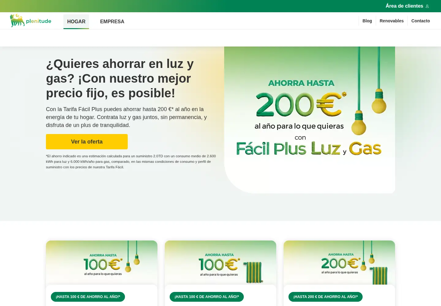 Screenshot of eniplenitude.es