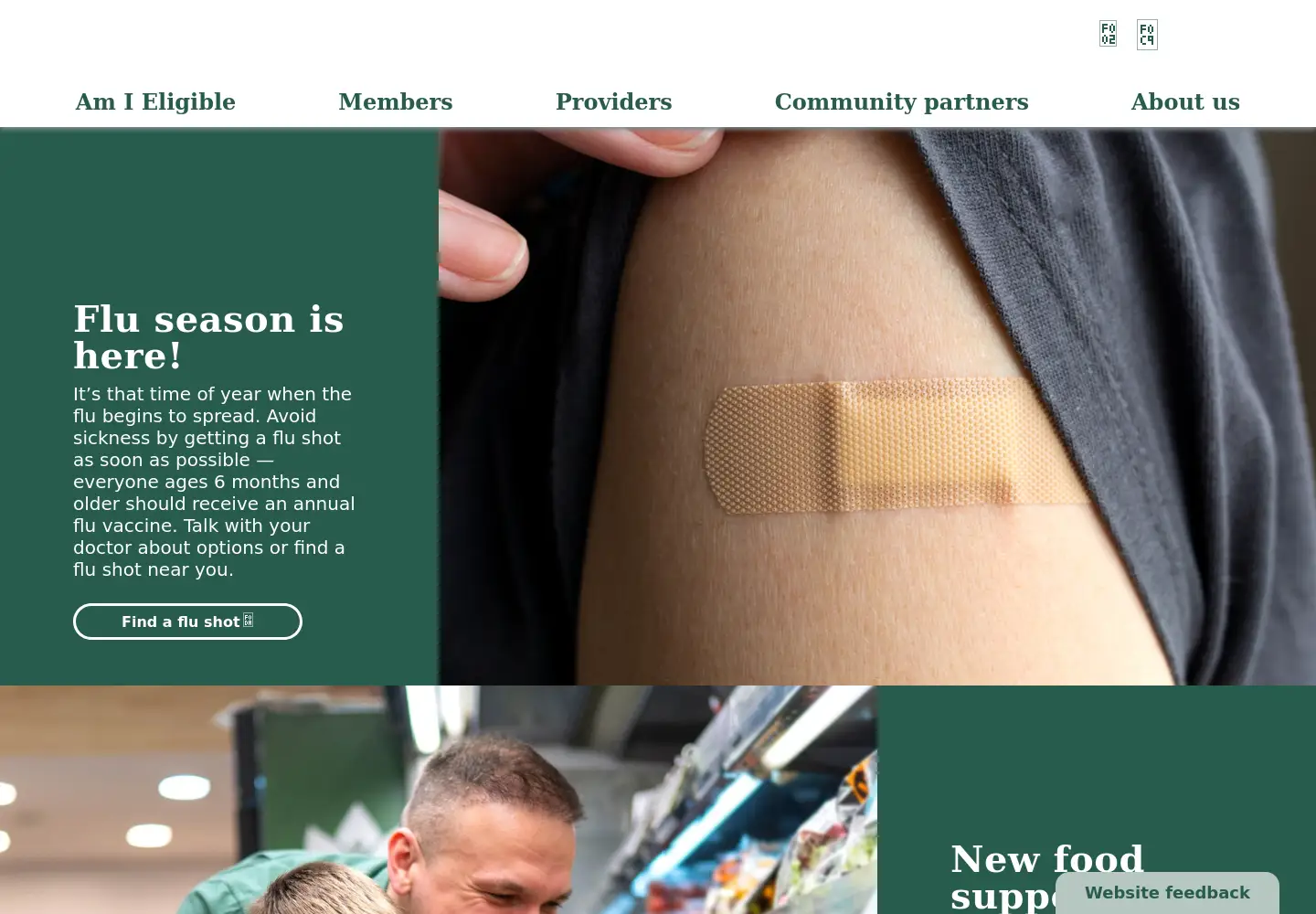 Captured homepage of jacksoncareconnect.org in the current scan
