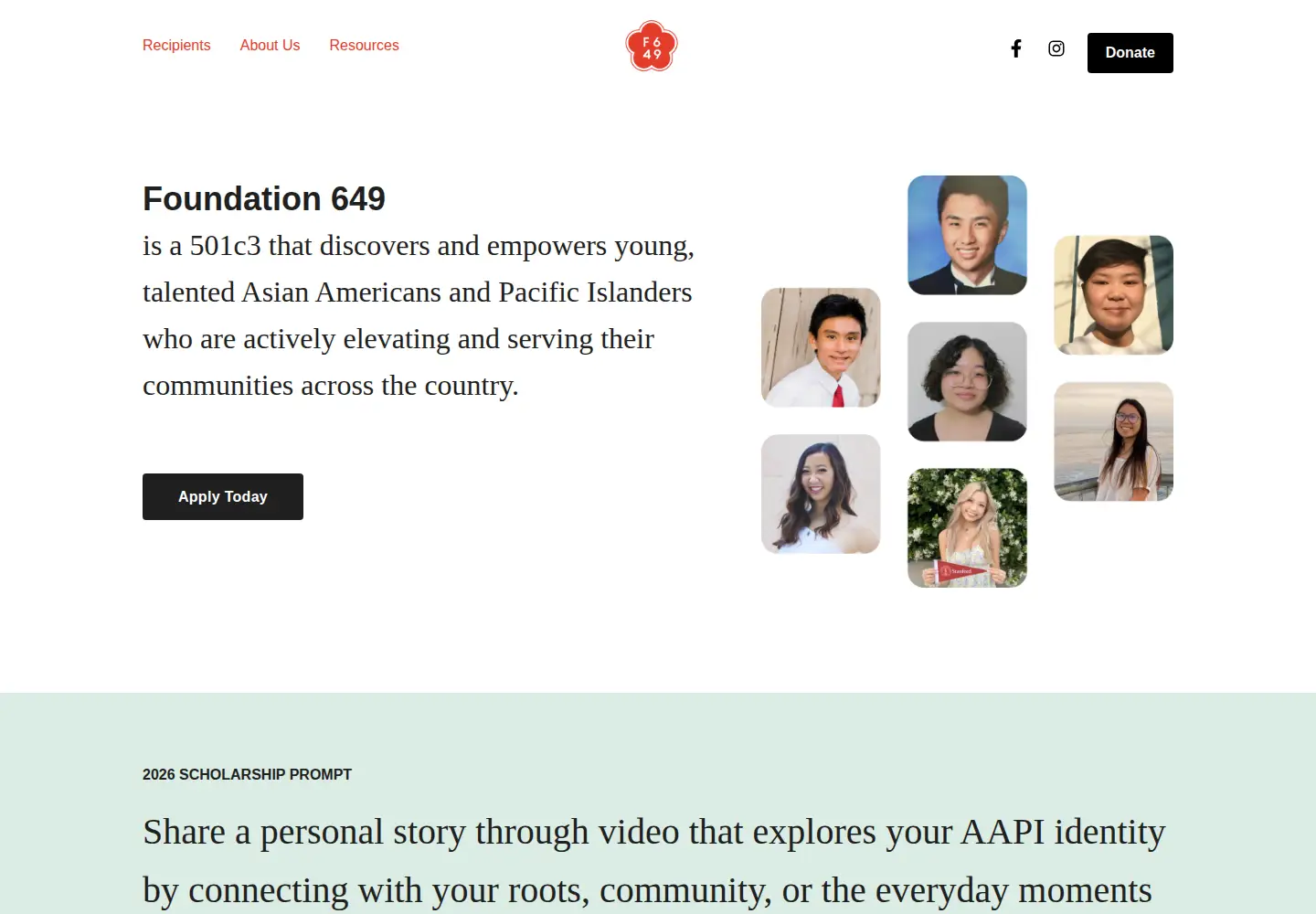 Screenshot of foundation649.com