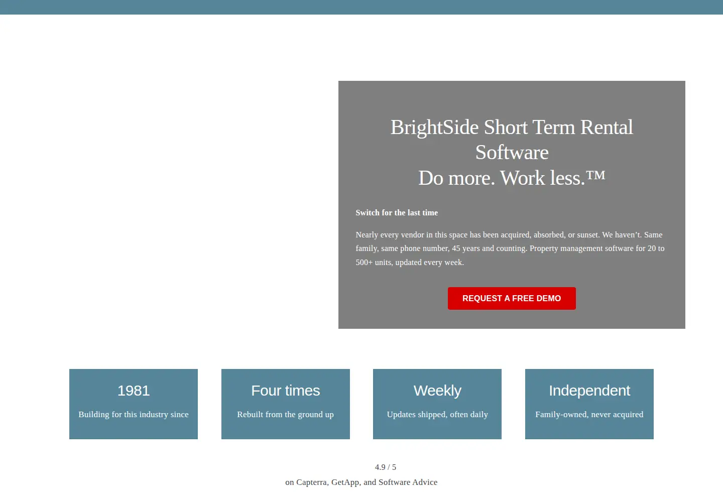 Screenshot of bookonthebrightside.com