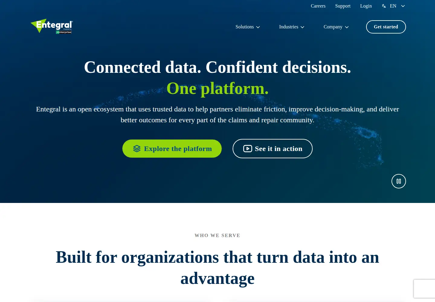 Screenshot of entegral.com