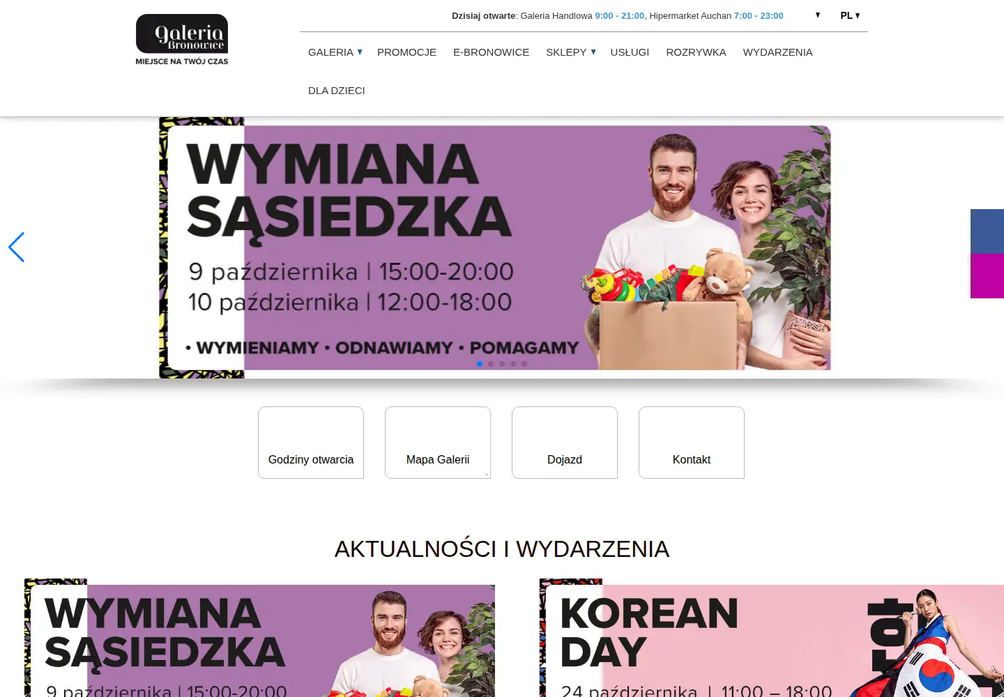 Screenshot of galeriabronowice.pl