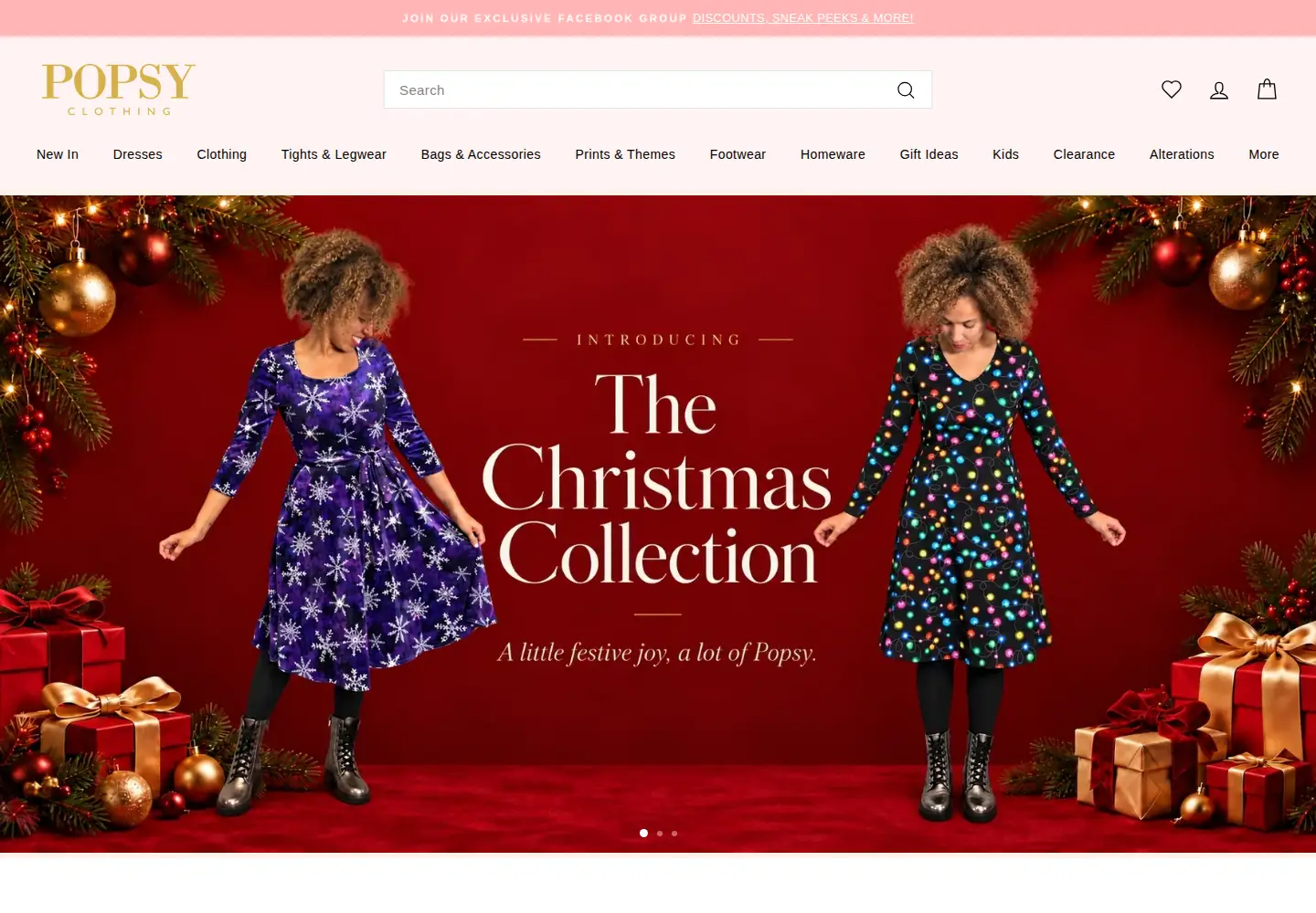Screenshot of popsyclothing.co.uk